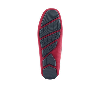 Amali Dyer Men's Driving Moccasins Crimson Elegance