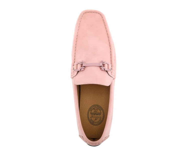 Amali Dysion Pink Men's Leather Dress Shoes