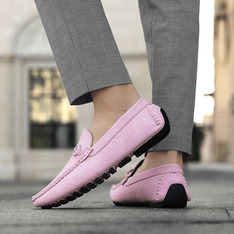 Amali Dysion Pink Men's Leather Dress Shoes
