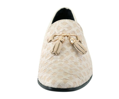 Amali Elegant Tassel Shoes For Men Quilted Design