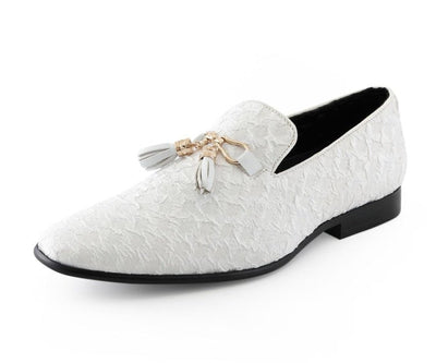 Amali Elegant Tassel Shoes For Men Quilted Design