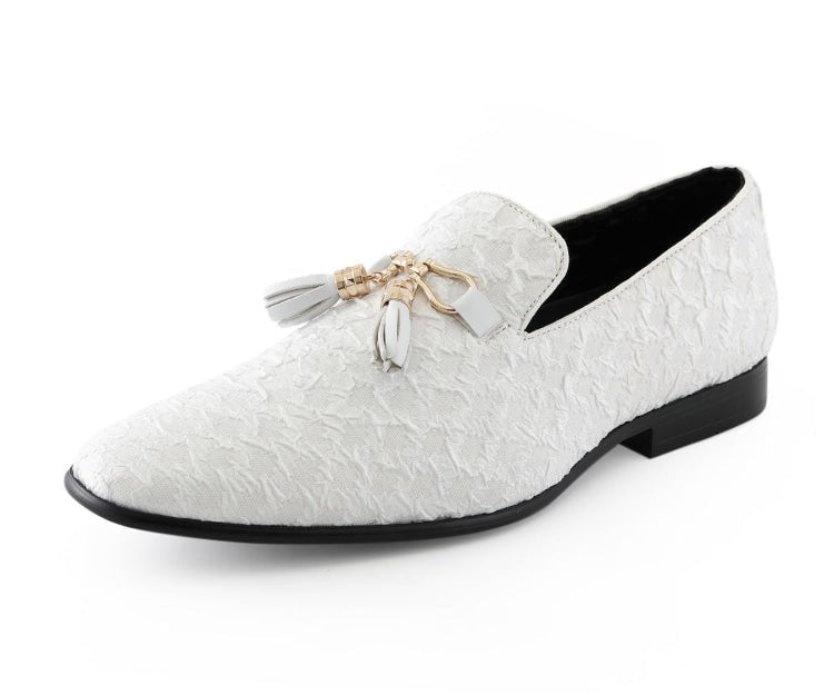 Amali Elegant Tassel Shoes For Men Quilted Design