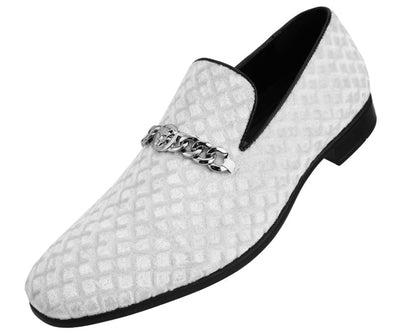 Amali Felix Ice Velvet Loafers Women’s Embossed Slip On