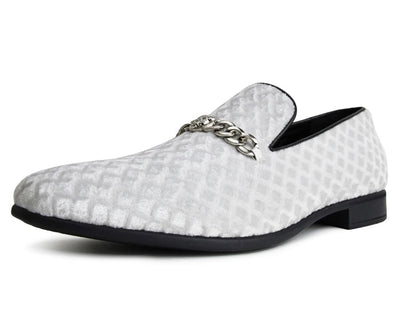 Amali Felix Ice Velvet Loafers Women’s Embossed Slip On