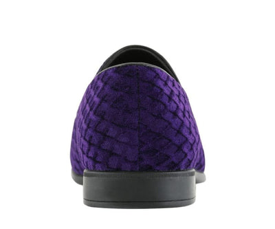 Amali Felix Purple Velvet Women’s Smoking Slipper