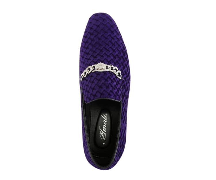 Amali Felix Purple Velvet Women’s Smoking Slipper