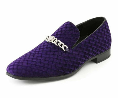 Amali Felix Purple Velvet Women’s Smoking Slipper