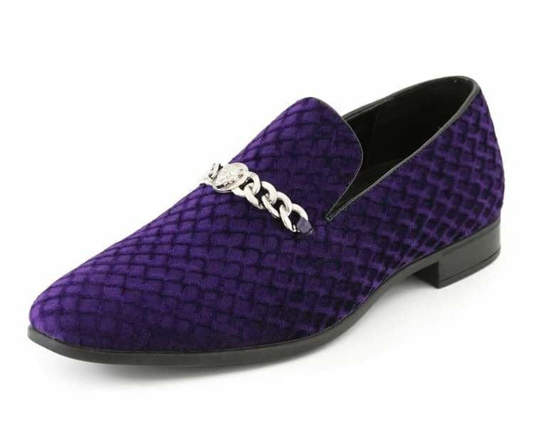 Amali Felix Purple Velvet Women’s Smoking Slipper