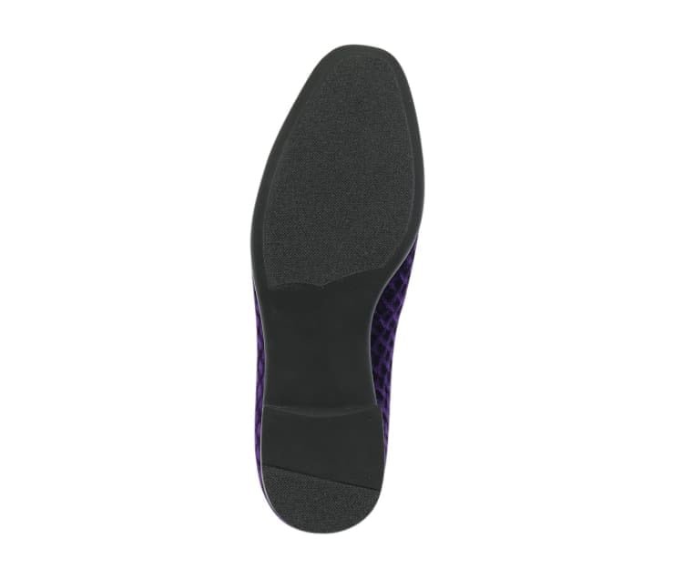 Amali Felix Purple Velvet Women’s Smoking Slipper