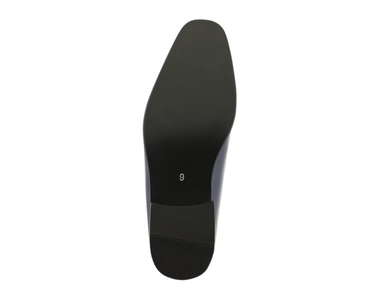 Amali Gerald Navy Men’s Slip On Dress Shoes Rubber Sole