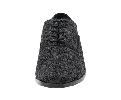 Amali Glamorous Glitter Oxfords Men’s Black Glitter