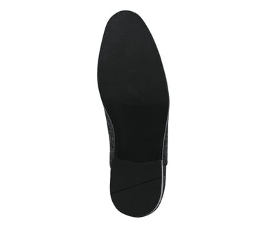 Amali Glamorous Glitter Oxfords Men’s Black Glitter