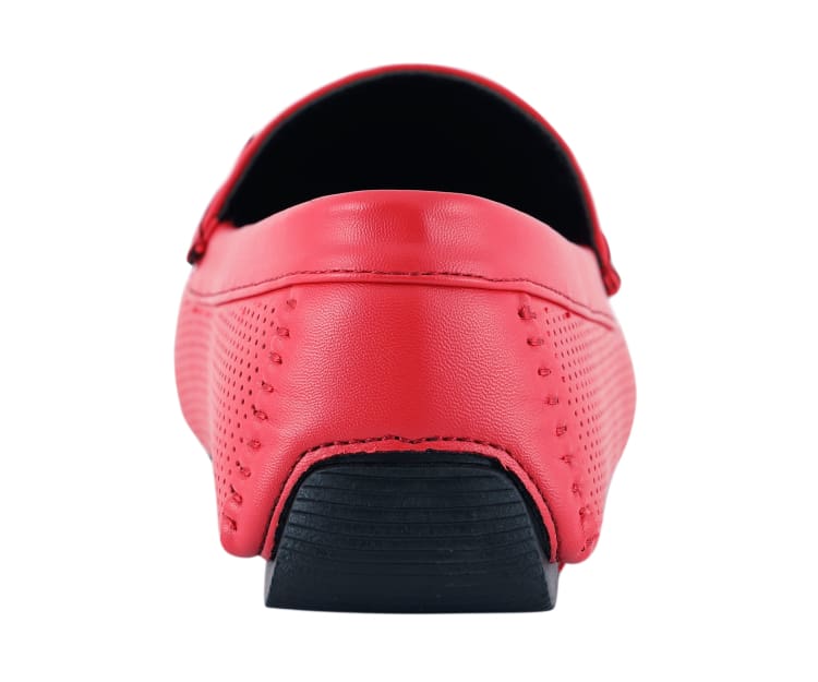 Amali Harry2 Red Men’s Smooth Driver Shoes