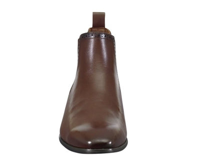 Amali Hayes Brown Men’s Wingtip Chelsea Boots