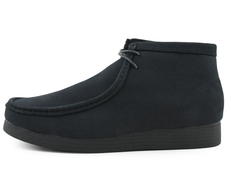 Amali Jason Men's All Black Suede British Style Chukka Boots