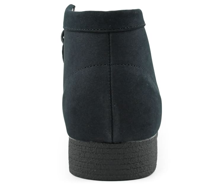 Amali Jason Men's All Black Suede British Style Chukka Boots