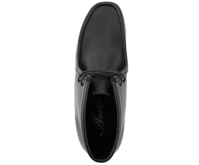 Amali Jason Men's Black Leather British Style Chukka Boots