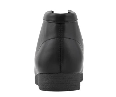Amali Jason Men's Black Leather British Style Chukka Boots