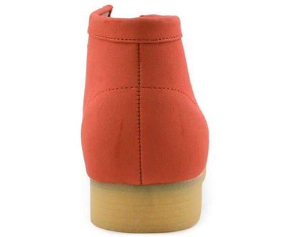 Amali Jason Men's Burnt Orange Suede British Style Chukka Boots
