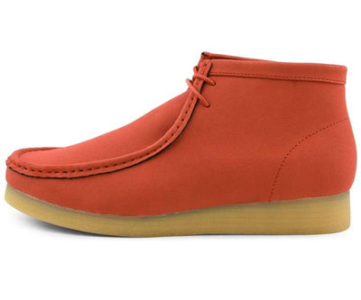 Amali Jason Men's Burnt Orange Suede British Style Chukka Boots