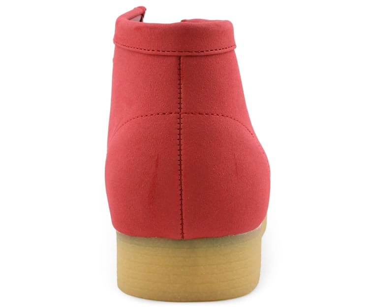 Amali Jason Men's Burnt Red Suede British Style Chukka Boots