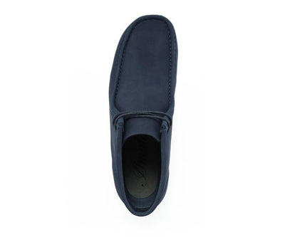 Amali Jason Men's Navy Blue Suede British Style Chukka Boots