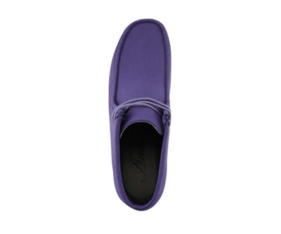 Amali Jason Men's Purple Suede British Style Chukka Boots