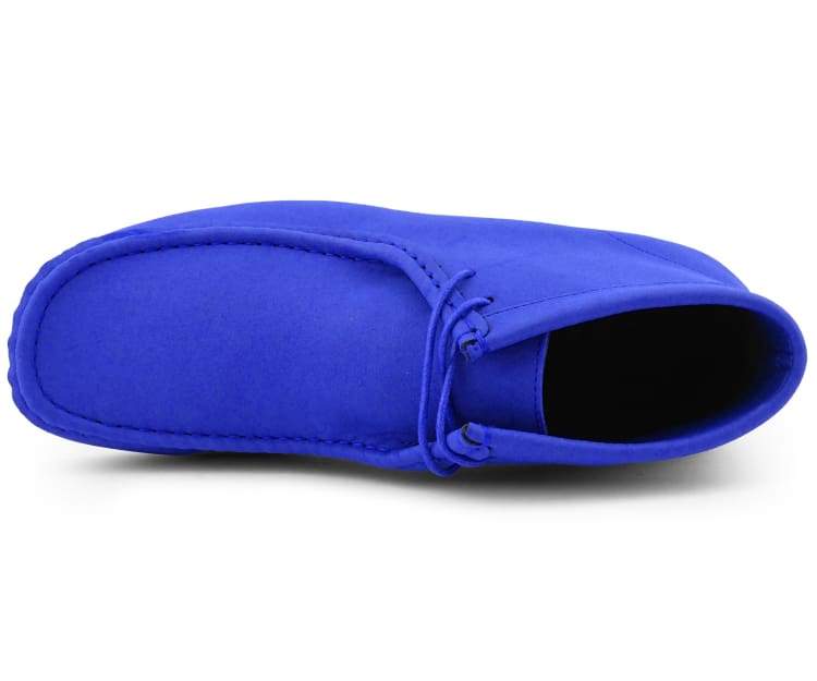 Amali Jason Men's Royal Blue Suede British Style Chukka Boots