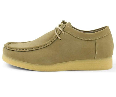 Amali Jason Men's Tan Suede Low Top Oxfords British Style Chukka Boots