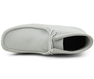 Amali Jason Men's White Suede British Style Chukka Boots