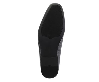 Amali Luxe Black Glitter Loafers Men's Glitter Upper
