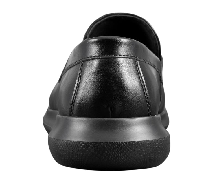 Amali Milo Luxe Black Casual Loafers Men’s Leather