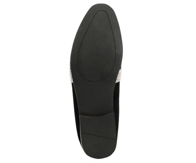 Amali Monarch Regal Noir Velvet Loafers Men’s Black Velvet