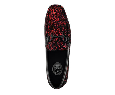 Amali Monty Crimson Elegance Men’s Loafers