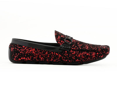 Amali Monty Crimson Elegance Men’s Loafers