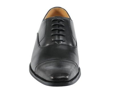 Amali Shoes Conrad Black Oxfords Men’s Leather