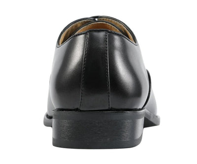 Amali Shoes Conrad Black Oxfords Men’s Leather