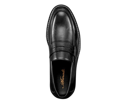 Amali Shoes Hugh Classic Black Penny Loafer Men’s Man Made
