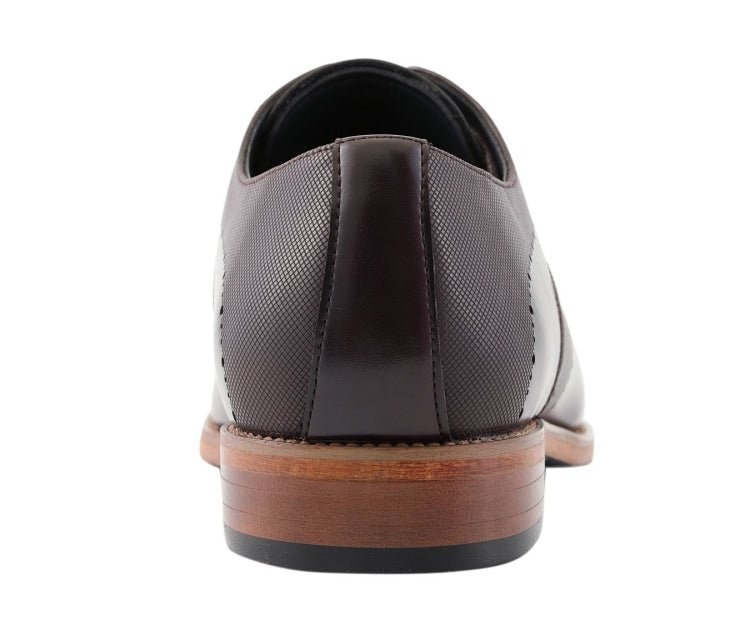 Amali Shoes Luke Wingtip Derby Men’s Brown Leather