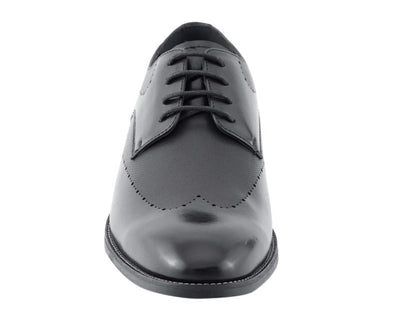 Amali Shoes Luke Wingtip Dress Shoes Men’s Leather Black