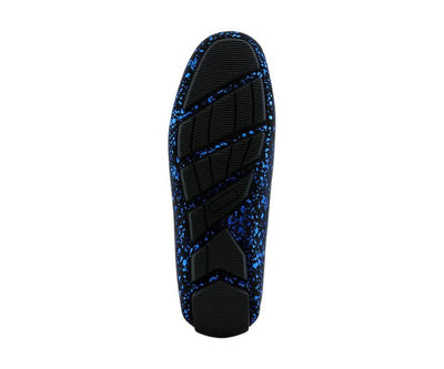 Amali Shoes Monty Luxe Blue Moccasins Men’s