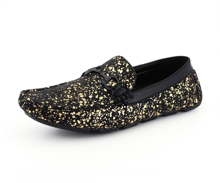 Amali Shoes Monty Luxe Moccasins Men’s Black