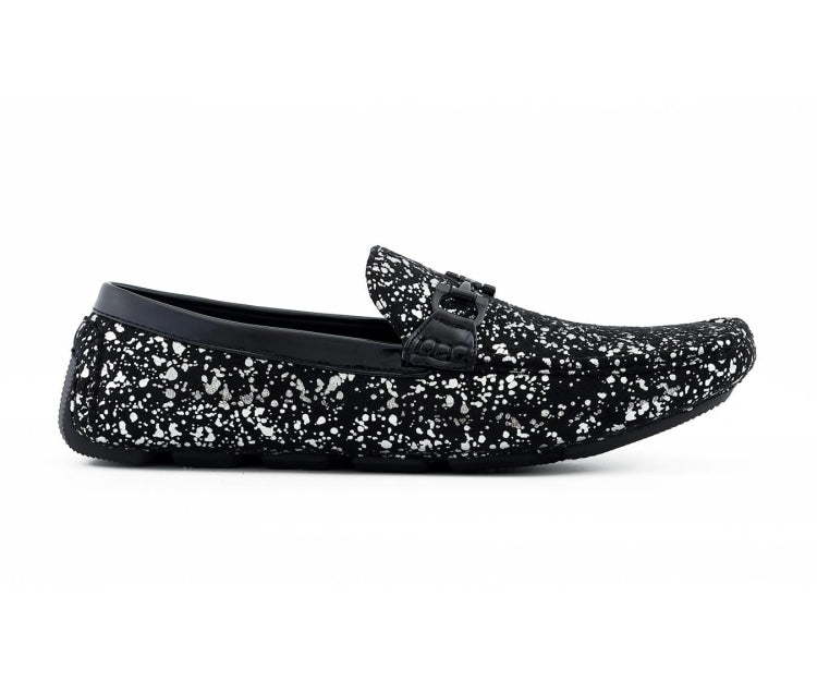 Amali Shoes Monty Luxe Moccasins Men’s Black