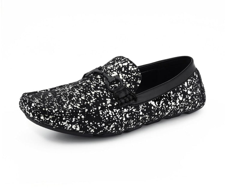 Amali Shoes Monty Luxe Moccasins Men’s Black