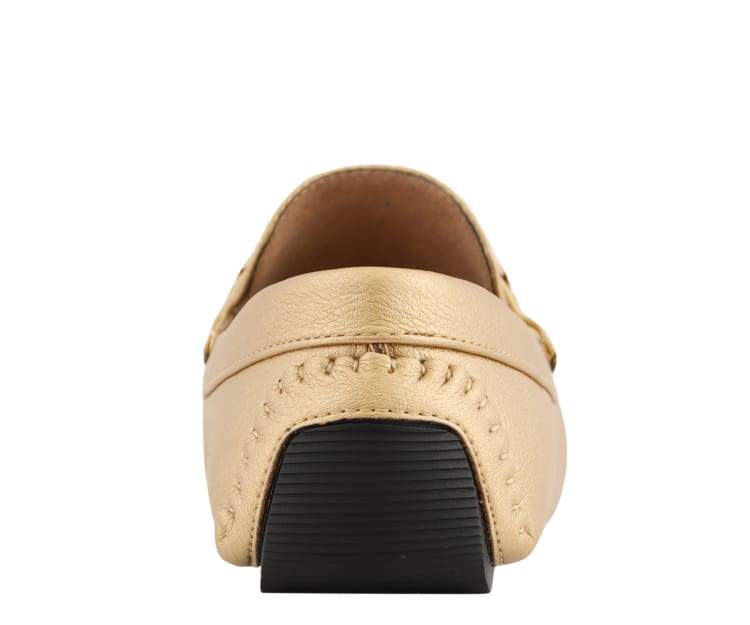 Amali Trentino Gold Men’s Casual Moccasins Gold Slip On