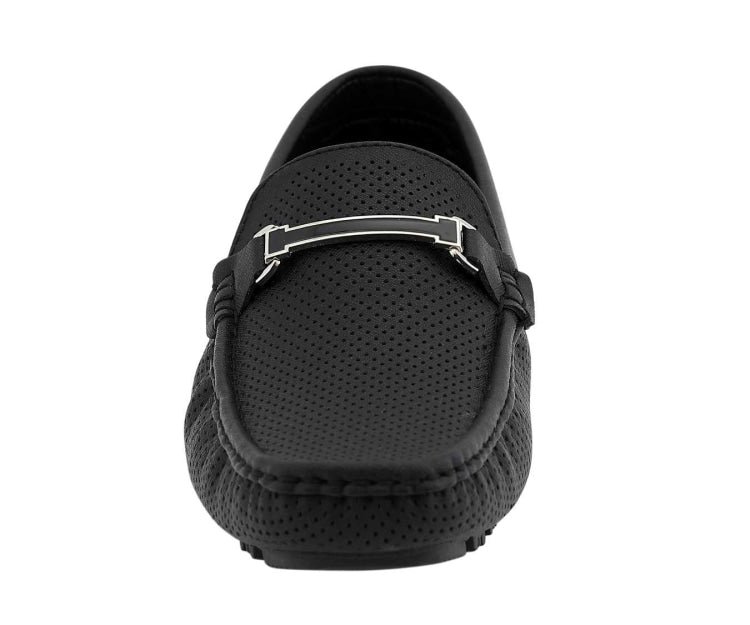 Amali Vibrant Driving Shoe Men’s Soft Perforated Slip On