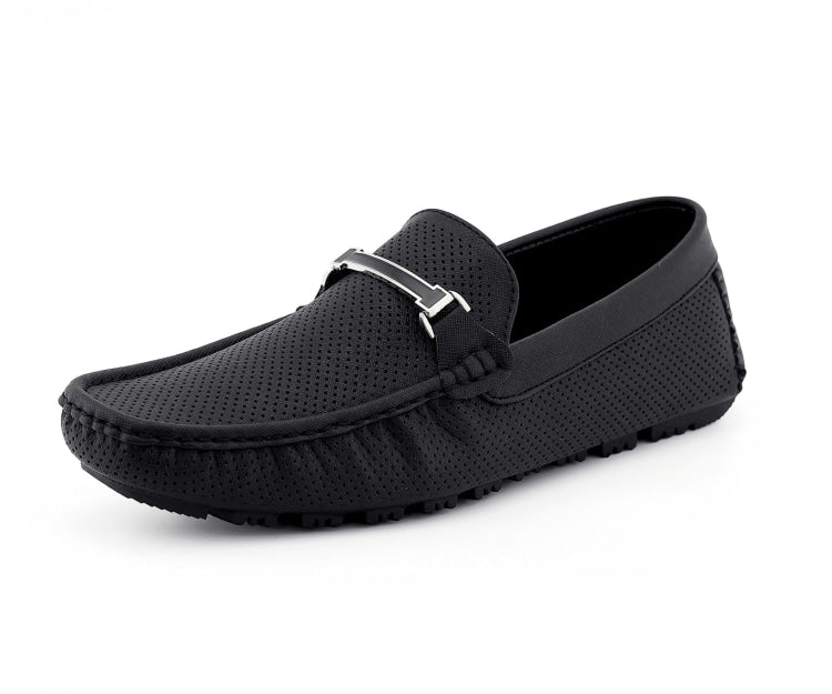 Amali Vibrant Driving Shoe Men’s Soft Perforated Slip On
