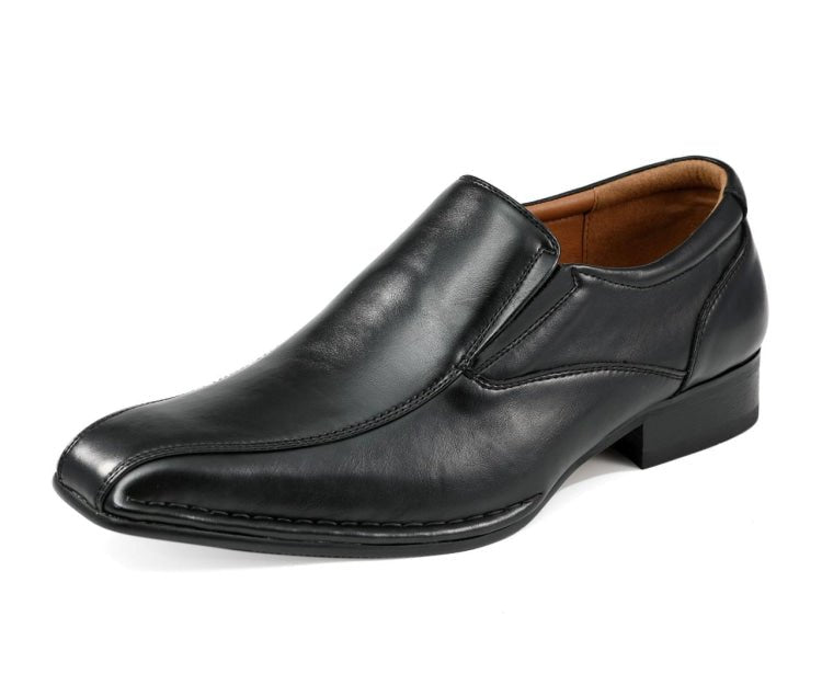 Amali Victor Luxe Moc Toe Loafers Men’s Leather Black