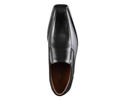 Amali Victor Luxe Moc Toe Loafers Men’s Leather Black
