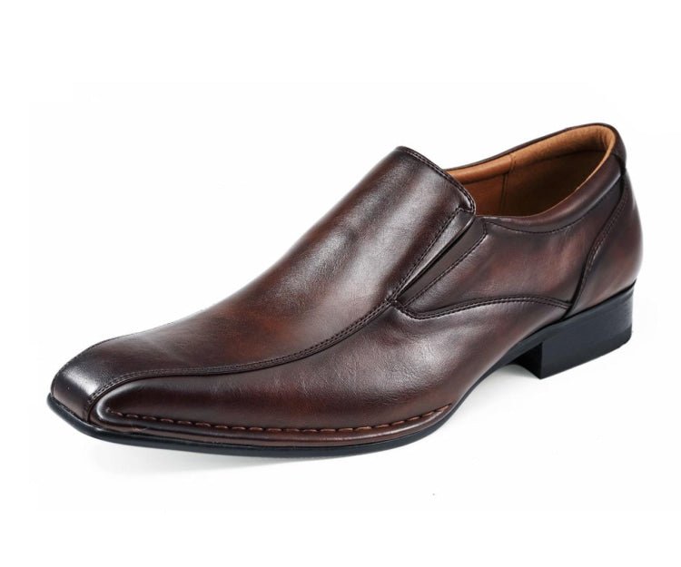Amali Victor Slip On Luxury Loafers Men’s Leather Brown